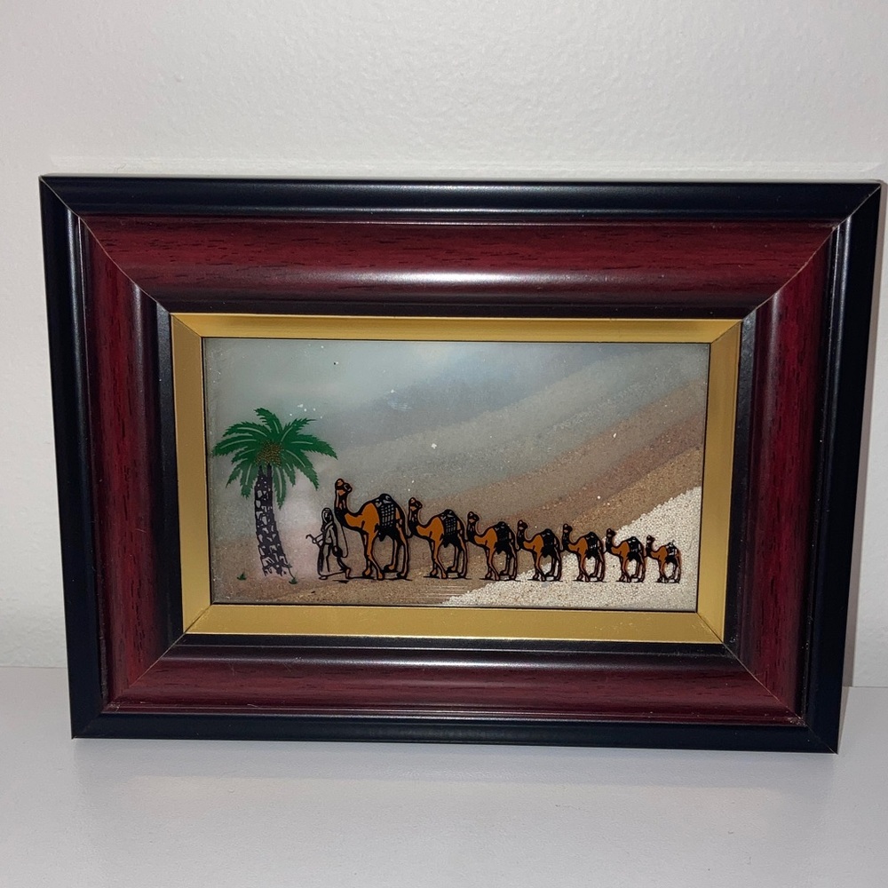 Framed Sand Art Memories Unperished Seven Sands Seven Emirates UAE